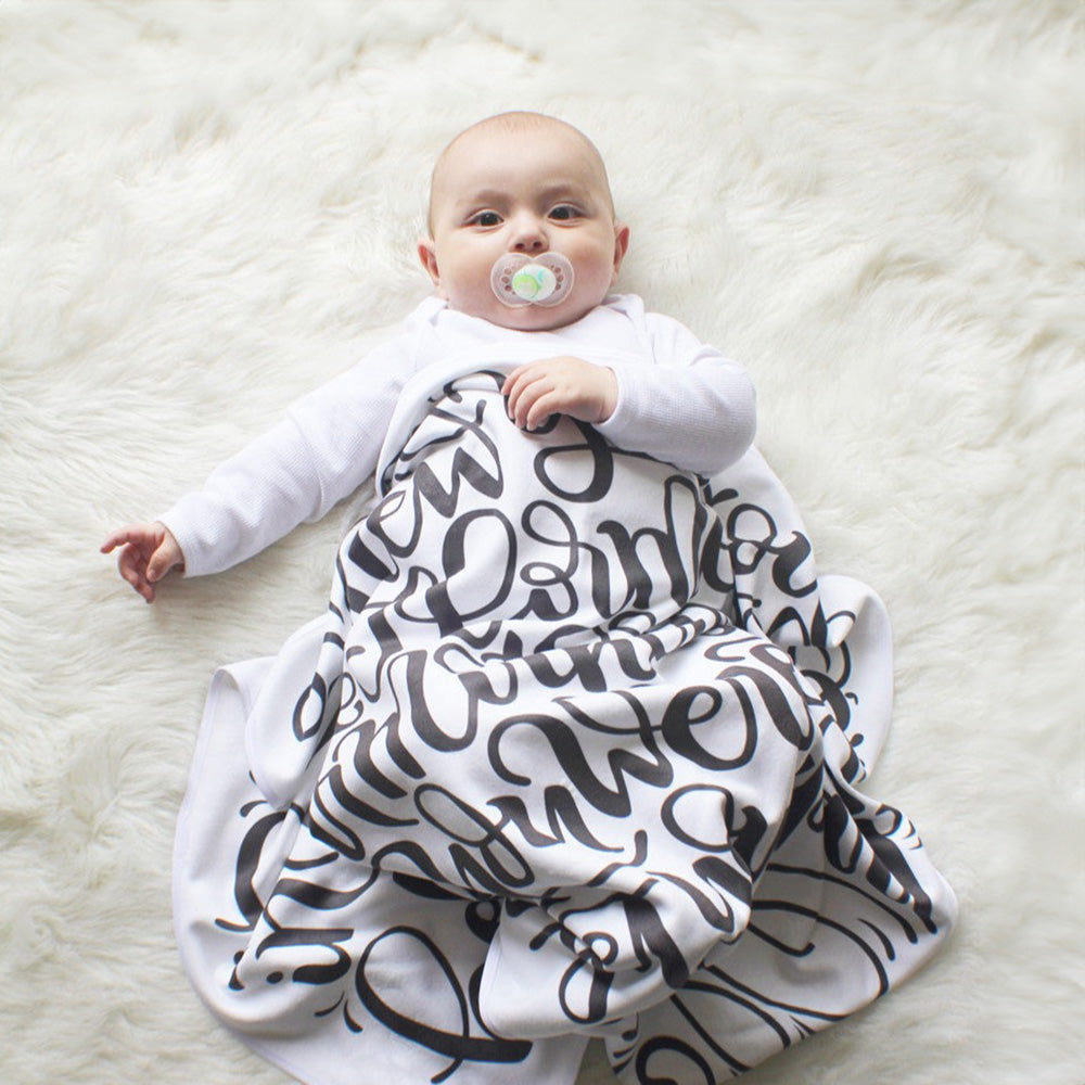 I knew you before I formed you in your mother's womb - Jeremiah 1:5 - Lightweight Swaddle - howjoyfulshop