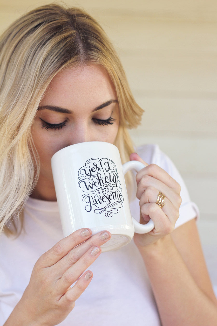 Yes I woke up this awesome - 15oz Mug - howjoyfulshop