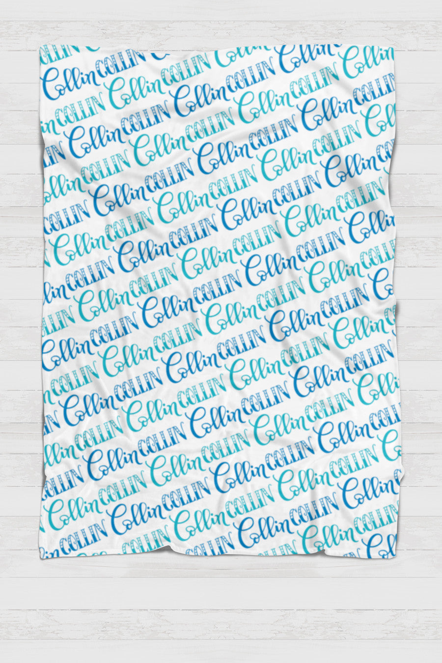 Fleece Blanket - Custom names with 2 colors - howjoyfulshop