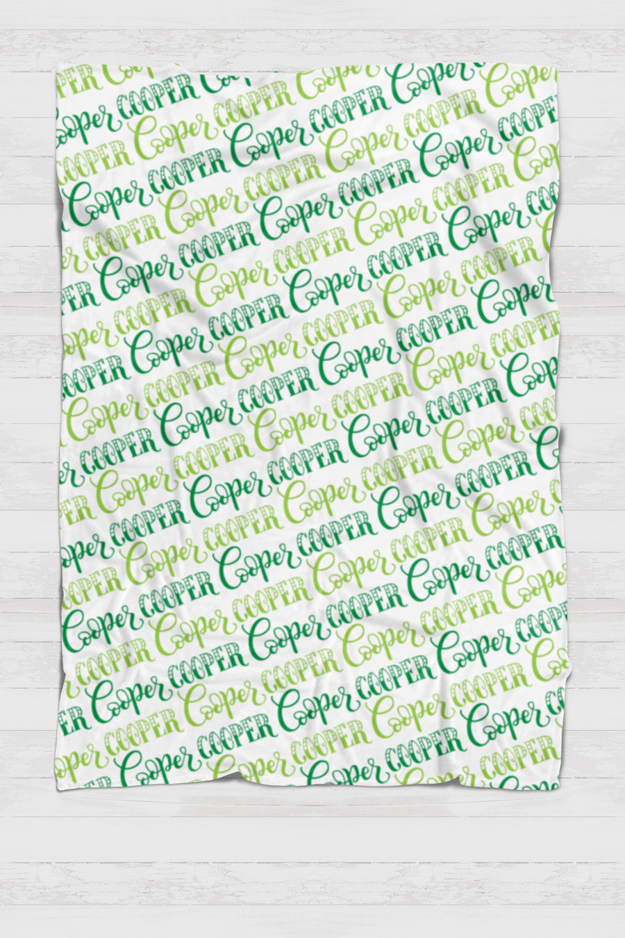 Fleece Blanket - Custom names with 2 colors - howjoyfulshop