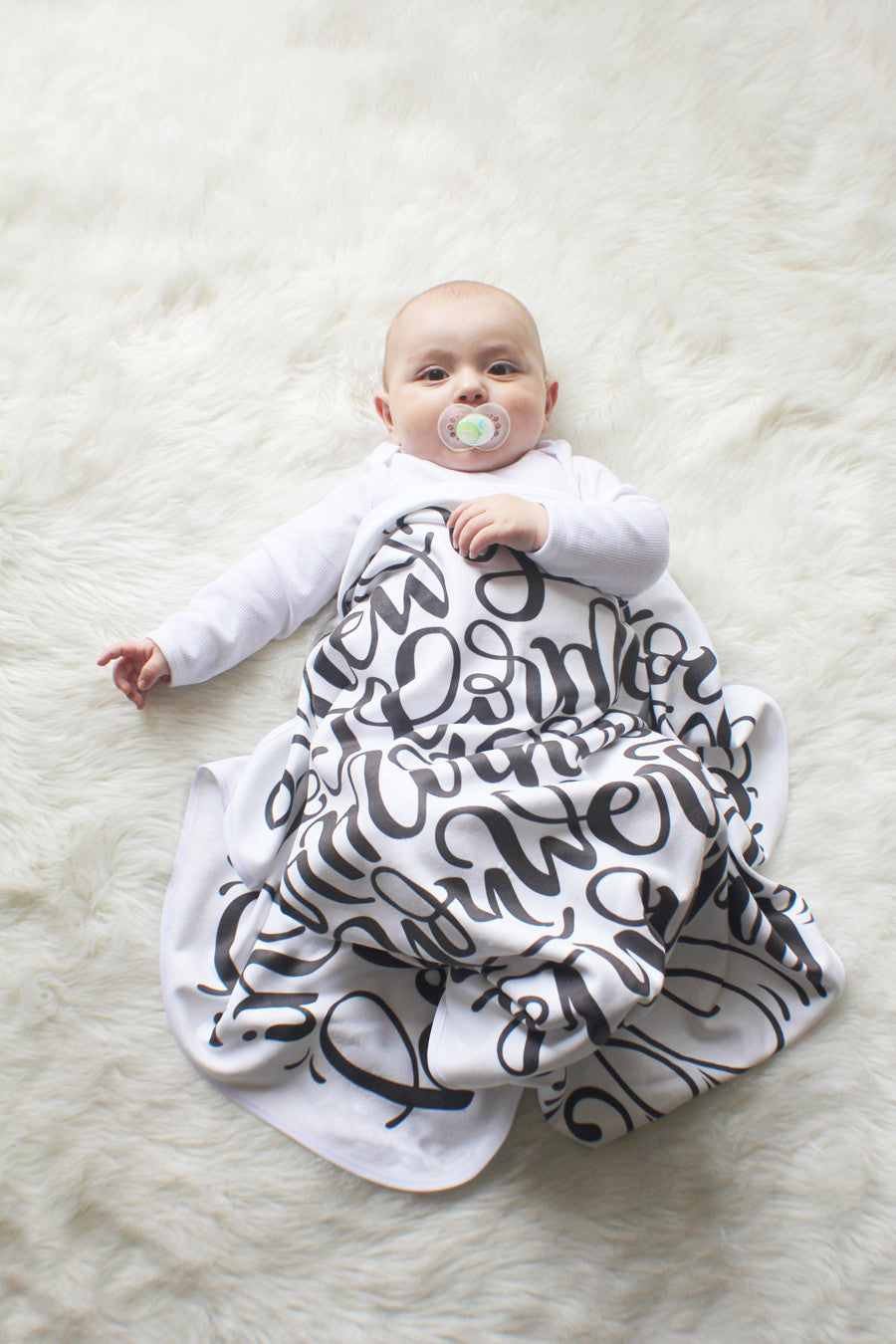 Swaddle - I knew you before I formed you in your mother's womb - Jeremiah 1:5 - LAP SIZE - SALE - howjoyfulshop