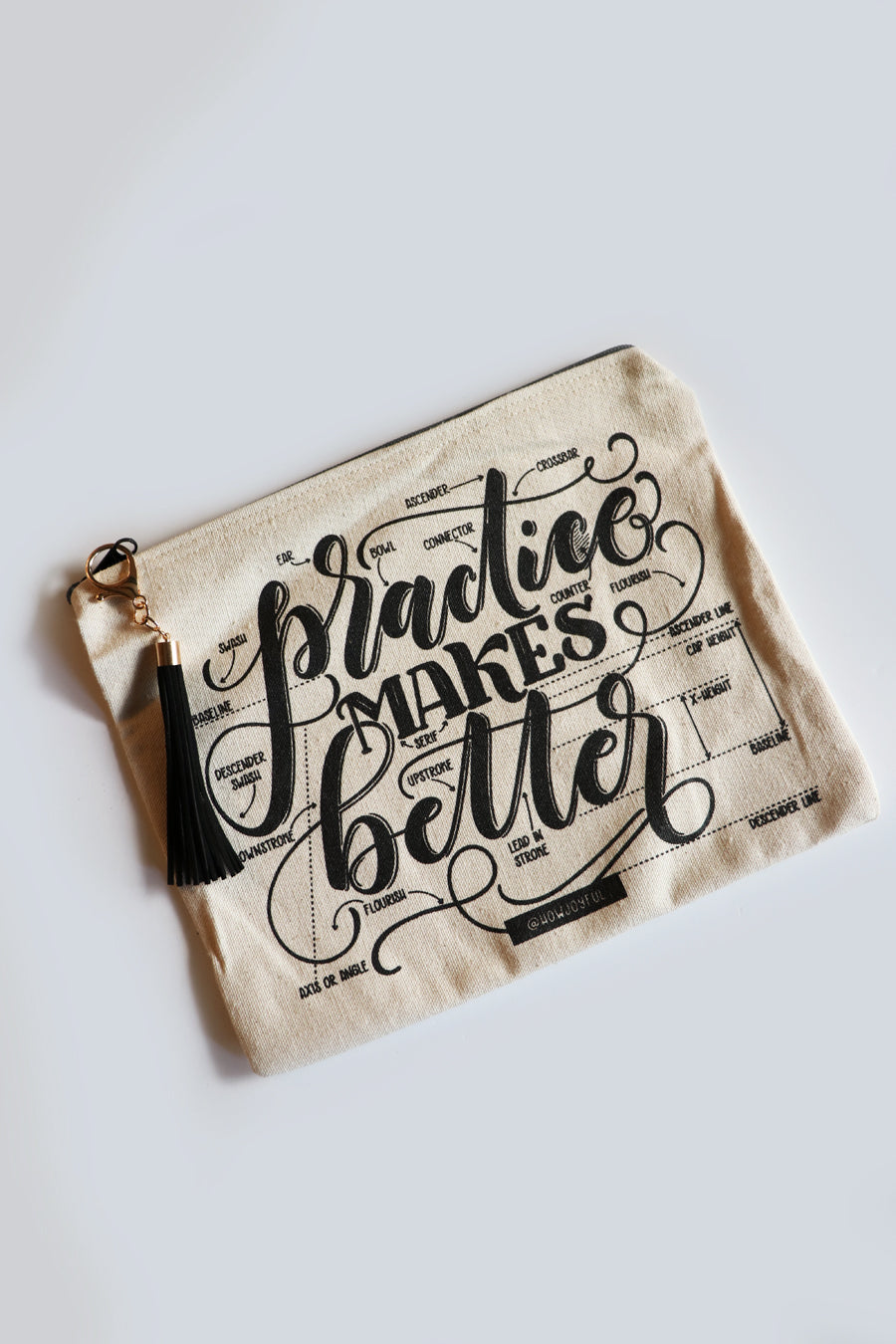 Pencil case - Practice makes better - howjoyfulshop