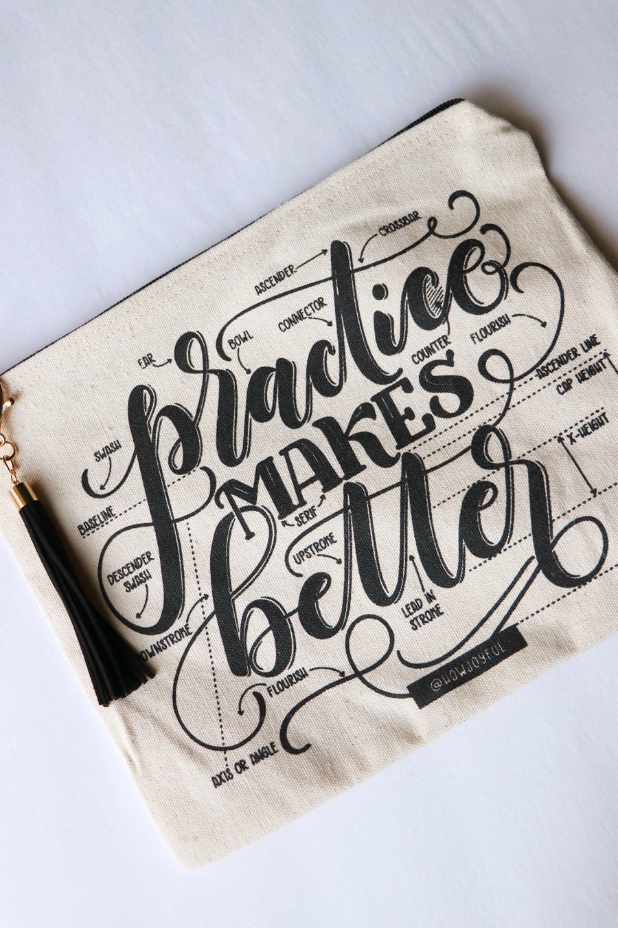 Pencil case - Practice makes better - howjoyfulshop