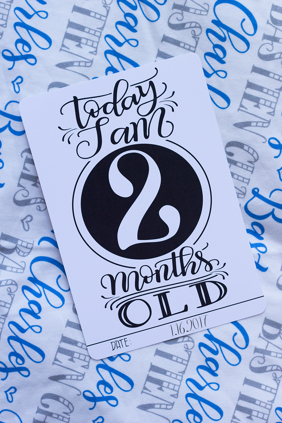 Fillable baby photo cards - Set of 30 - SALE - howjoyfulshop