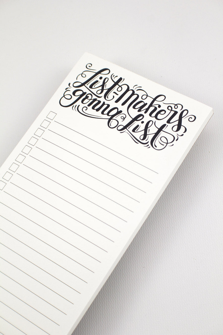 notepad - List-makers gonna list - howjoyfulshop