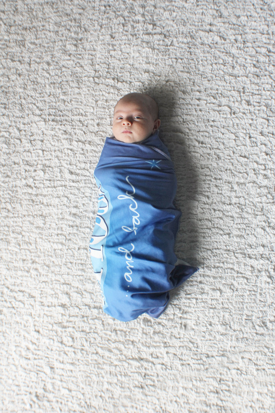 Swaddle - Organic cotton - LAP SIZE - I love you to the moon and back - SALE - howjoyfulshop