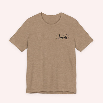 Fearfully and Wonderfully made - Unisex Jersey Short Sleeve Tee