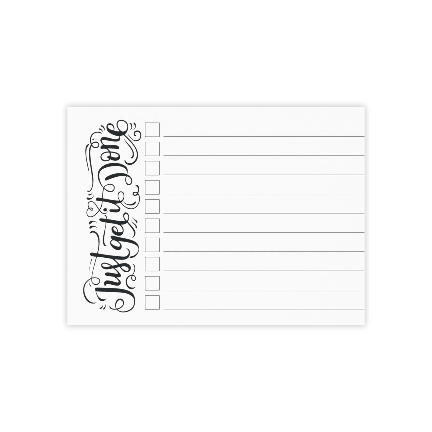 Just Get it Done List - Post-it® Note Pad - howjoyfulshop