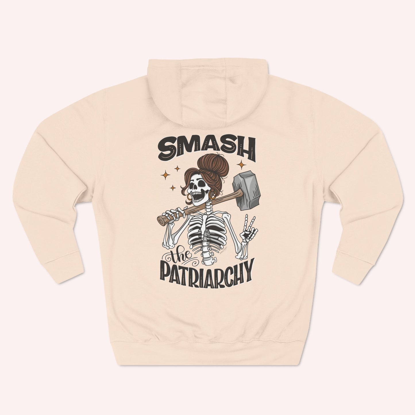 Smash the Patriarchy - Three-Panel Fleece Hoodie