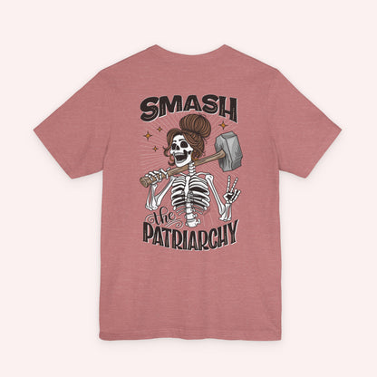 Smash the Patriarchy - Feminist - Woman Empowerment Jersey Tee