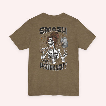 Smash the Patriarchy - Feminist - Woman Empowerment Jersey Tee