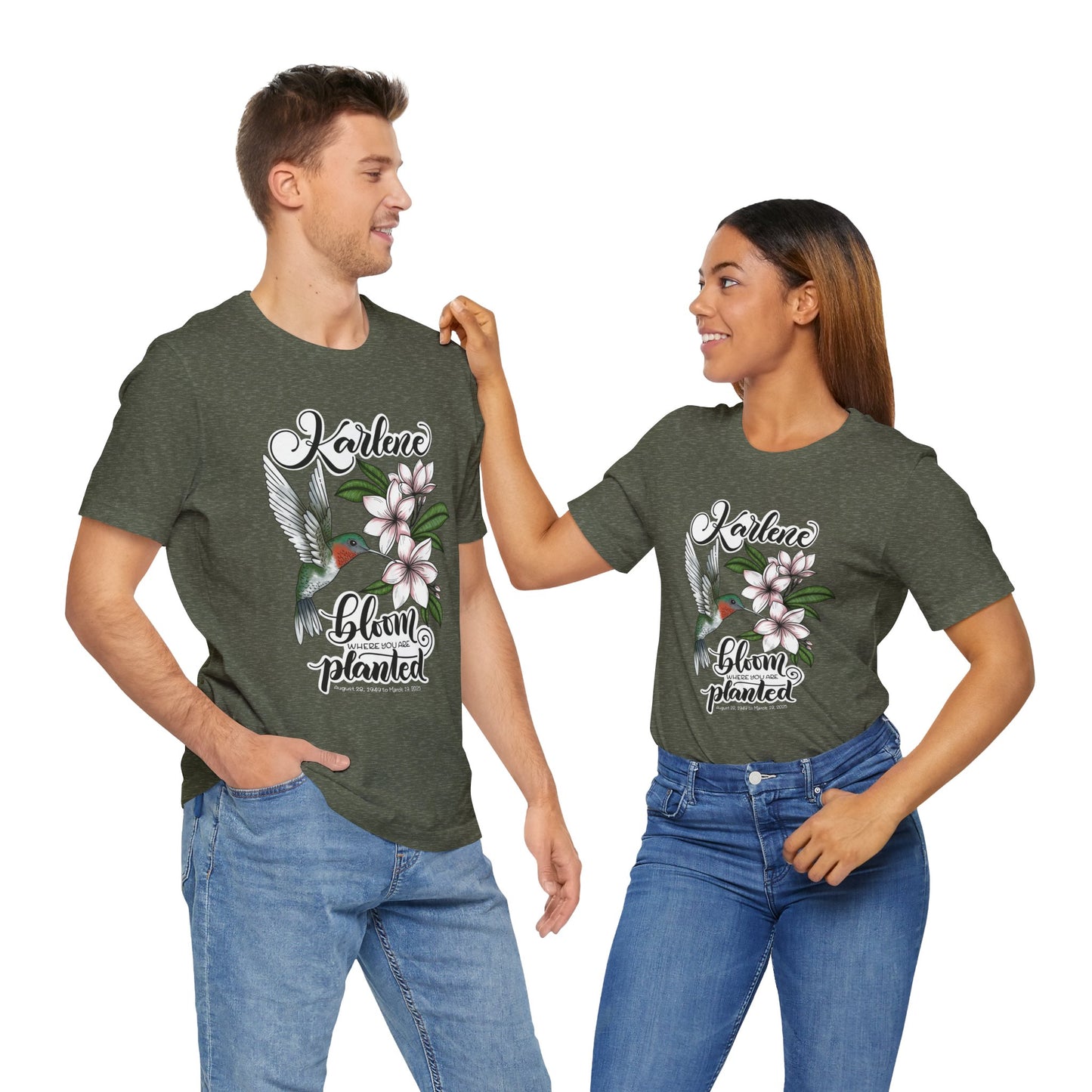 In honor of Karlene - Unisex Jersey Short Sleeve Tee