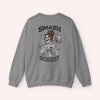 Smash the Patriarchy - Feminist - Unisex Crewneck Sweatshirt