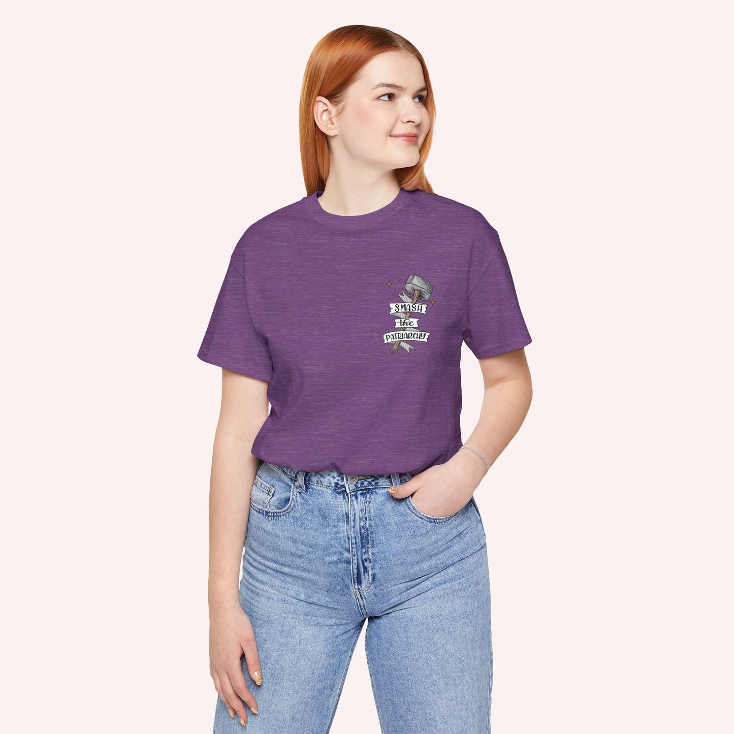 Smash the Patriarchy - Feminist - Woman Empowerment Jersey Tee