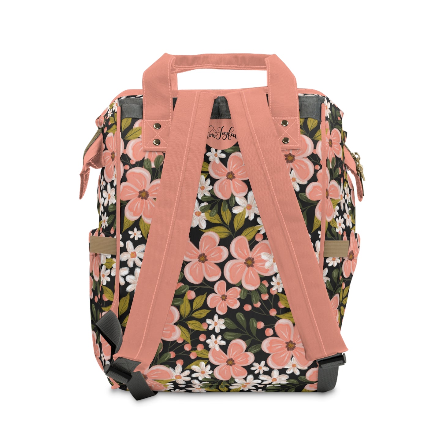 Pink Wildflower - Backpack / Diaper Bag - howjoyfulshop