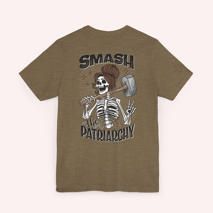 Smash the Patriarchy - Feminist - Woman Empowerment Jersey Tee