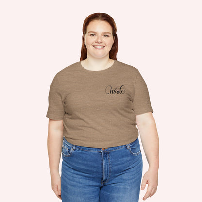 Fearfully and Wonderfully made - Unisex Jersey Short Sleeve Tee