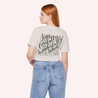 Fearfully and Wonderfully made - Unisex Jersey Short Sleeve Tee