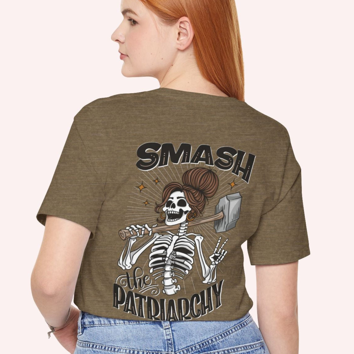 Smash the Patriarchy - Feminist - Woman Empowerment Jersey Tee