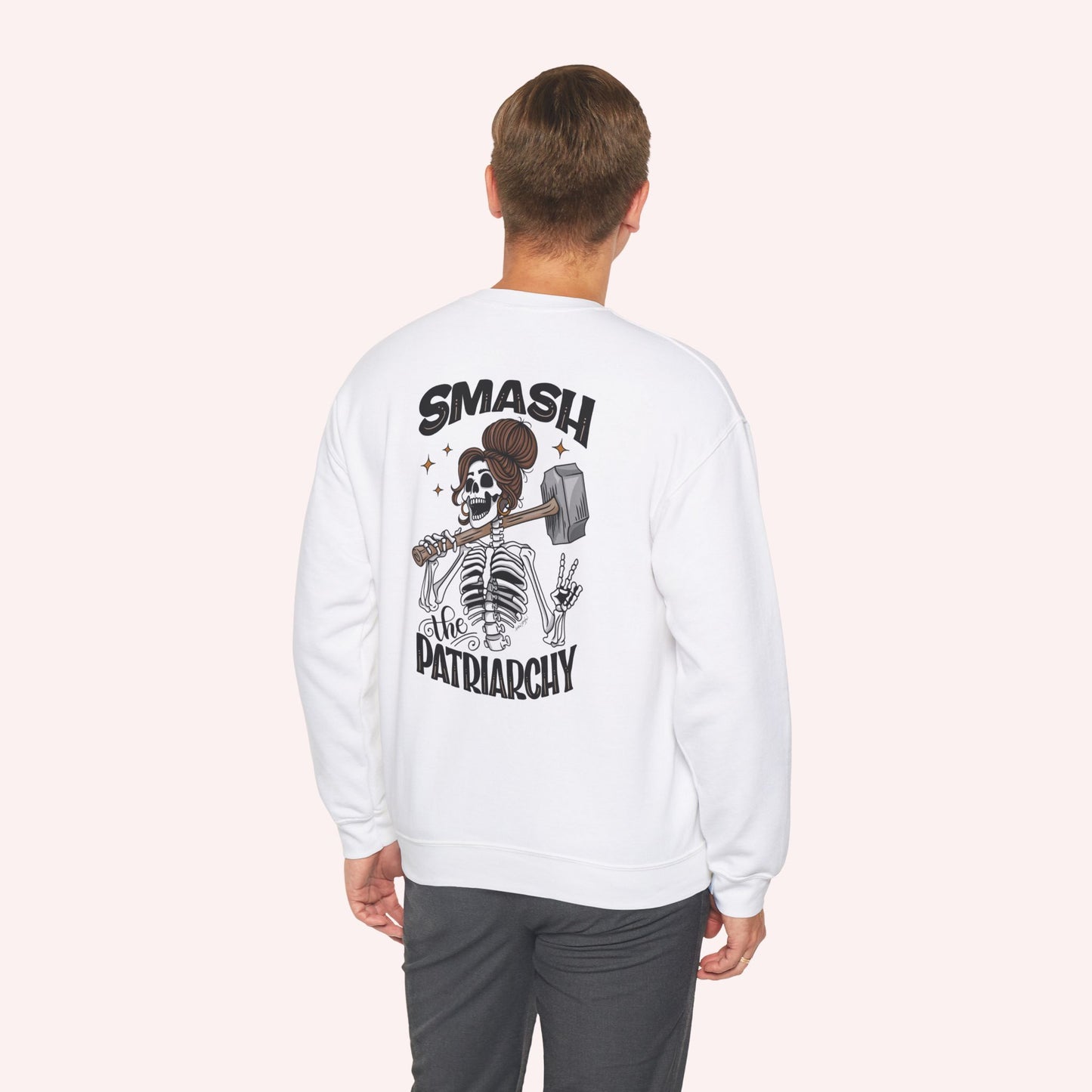 Smash the Patriarchy - Feminist - Unisex Crewneck Sweatshirt