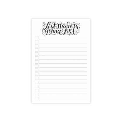 List-makers Gonna List - Post-it® Note Pad - howjoyfulshop