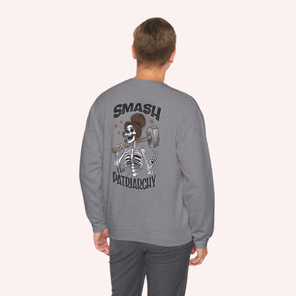 Smash the Patriarchy - Feminist - Unisex Crewneck Sweatshirt