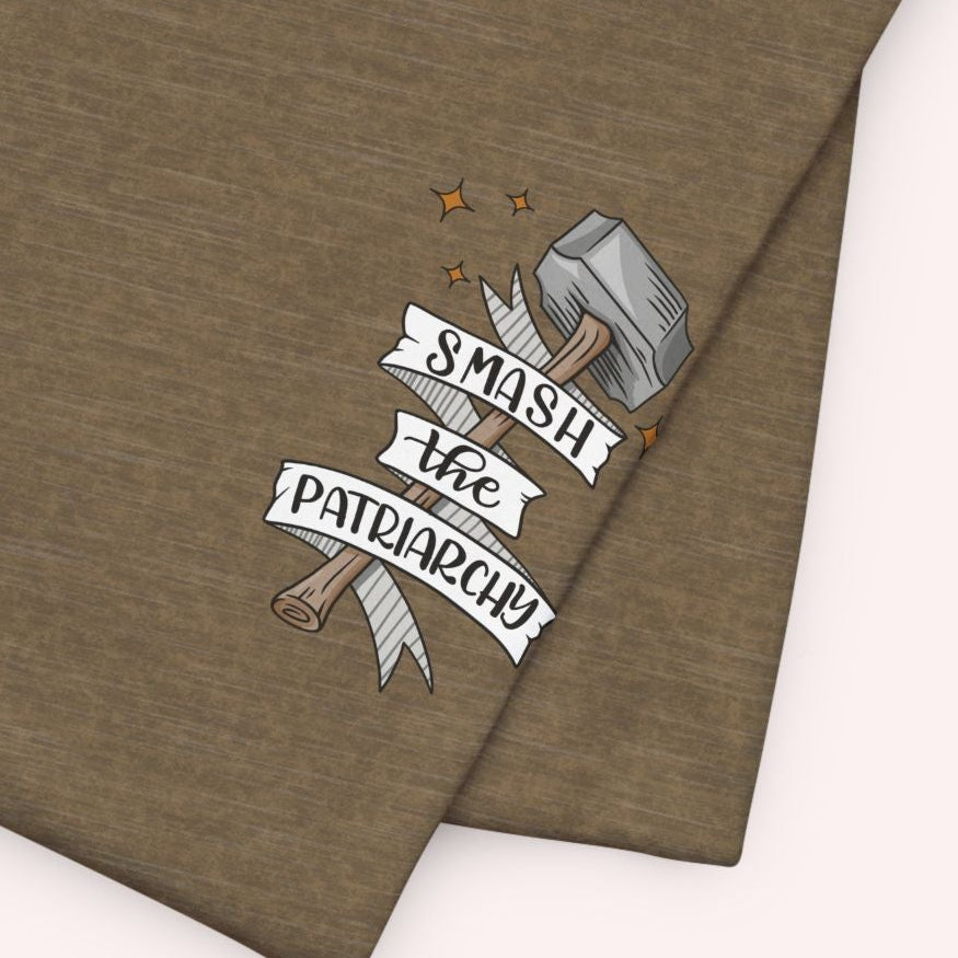 Smash the Patriarchy - Feminist - Woman Empowerment Jersey Tee