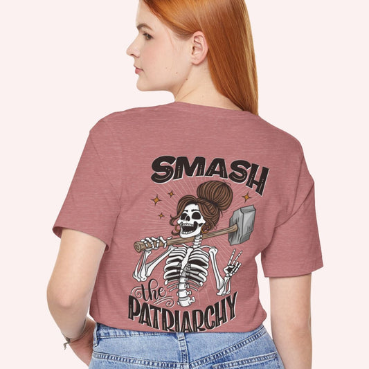 Smash the Patriarchy - Feminist - Woman Empowerment Jersey Tee