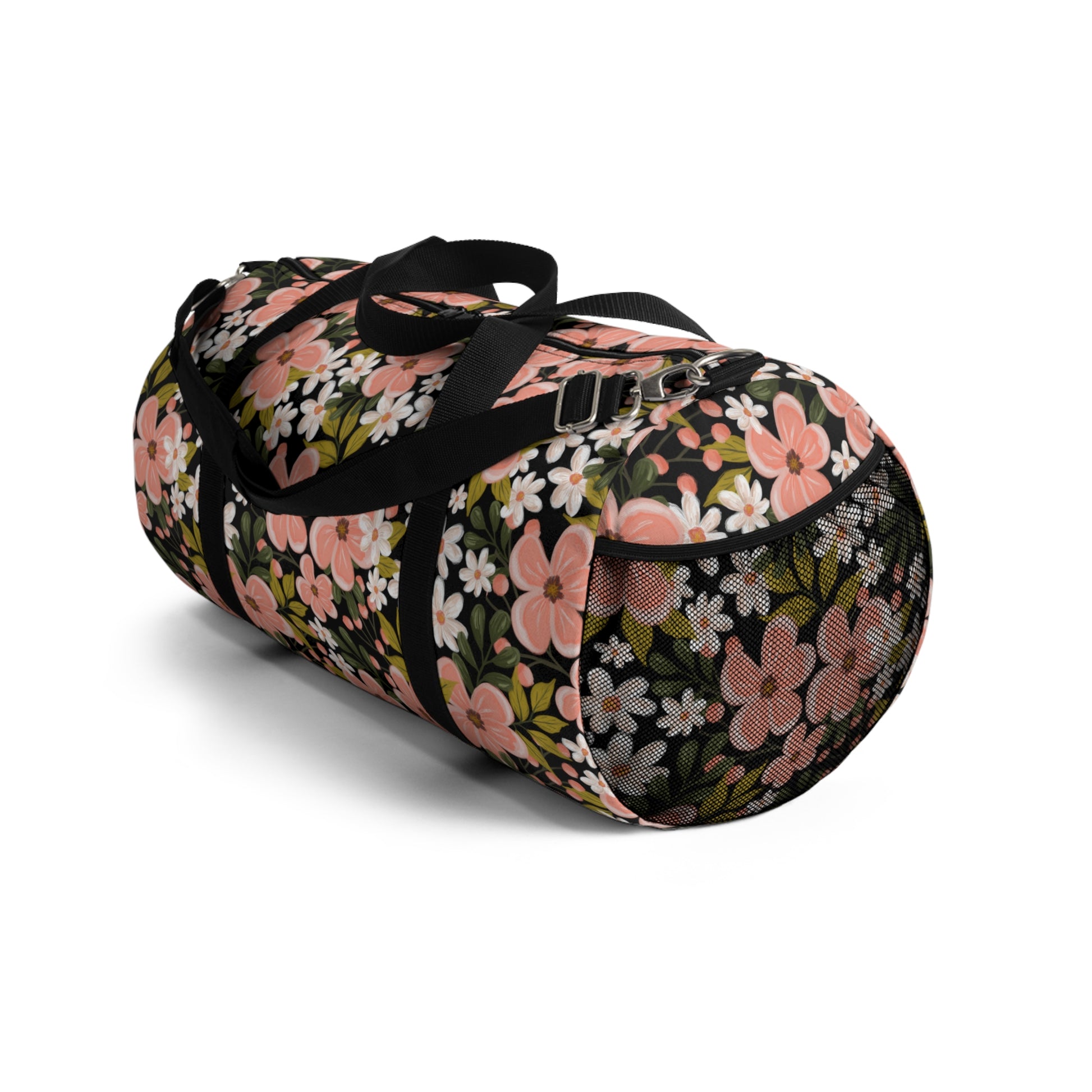 Pink Wildflower - Duffel Bag - howjoyfulshop