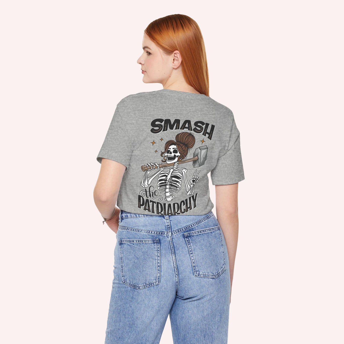 Smash the Patriarchy - Feminist - Woman Empowerment Jersey Tee