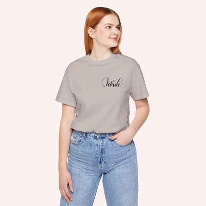 Fearfully and Wonderfully made - Unisex Jersey Short Sleeve Tee