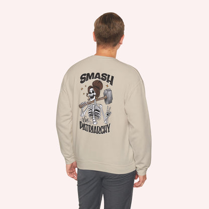 Smash the Patriarchy - Feminist - Unisex Crewneck Sweatshirt