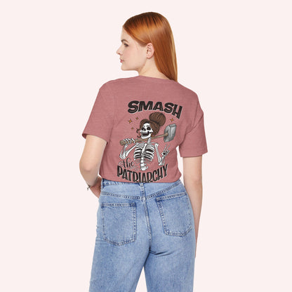 Smash the Patriarchy - Feminist - Woman Empowerment Jersey Tee