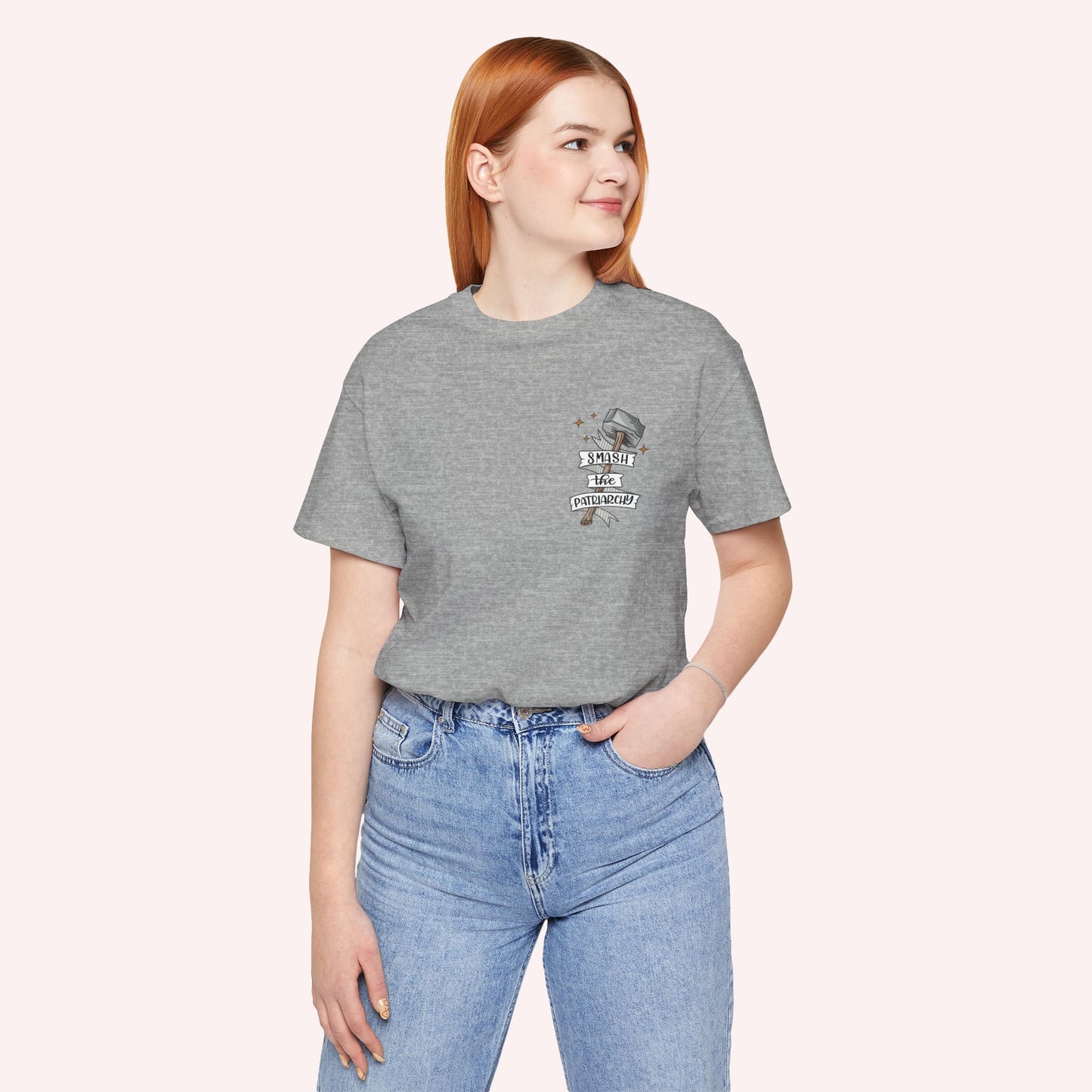 Smash the Patriarchy - Feminist - Woman Empowerment Jersey Tee