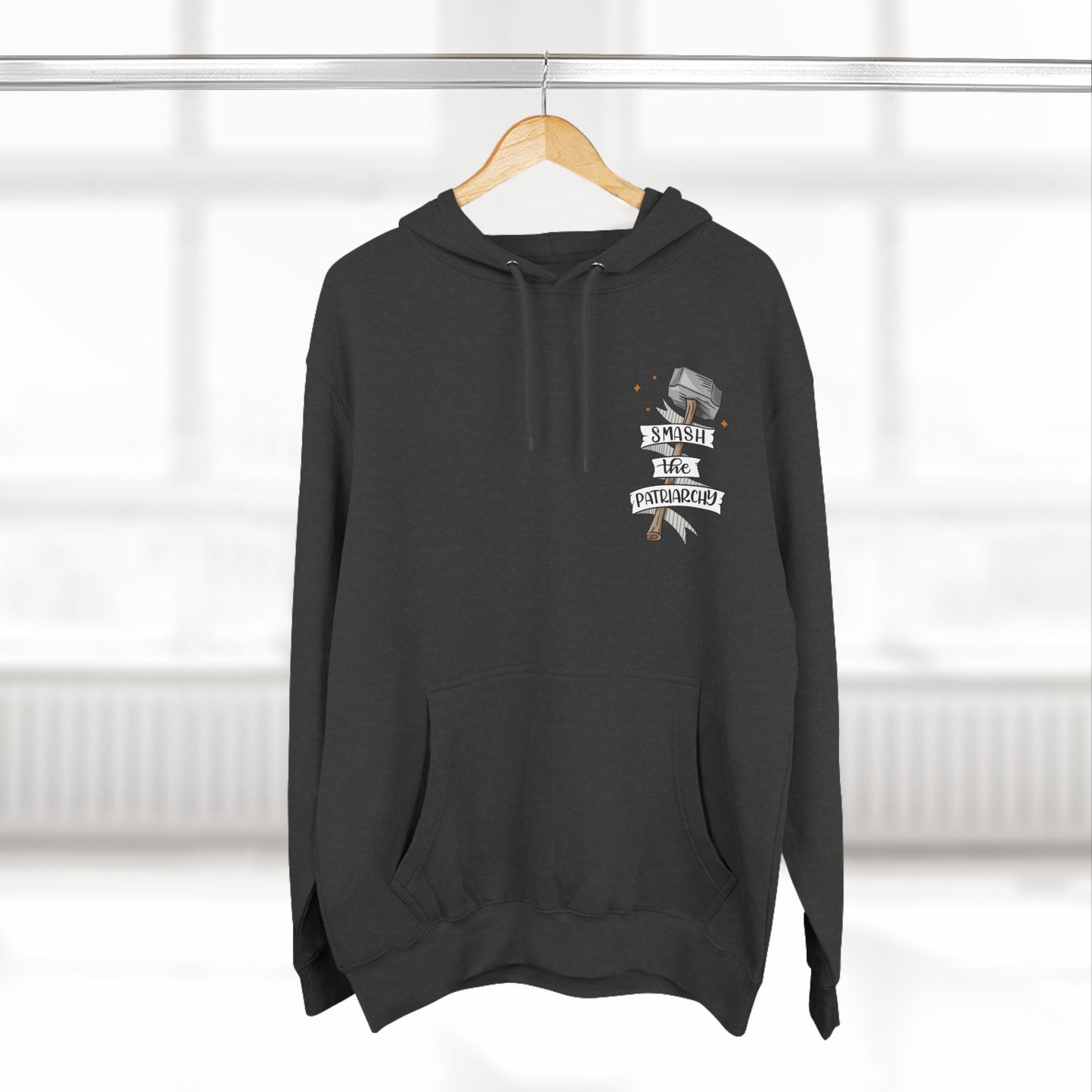 Smash the Patriarchy - Three-Panel Fleece Hoodie