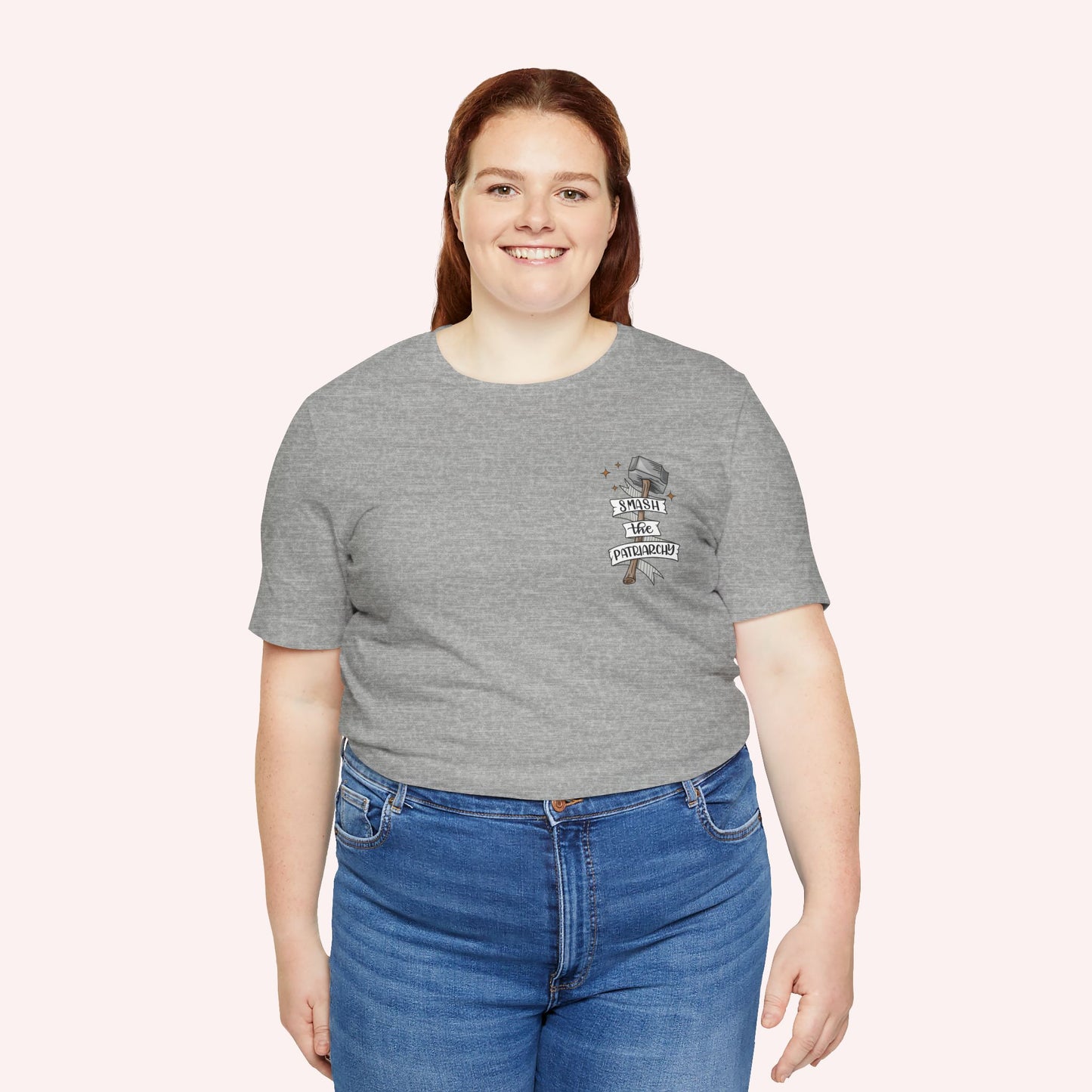 Smash the Patriarchy - Feminist - Woman Empowerment Jersey Tee