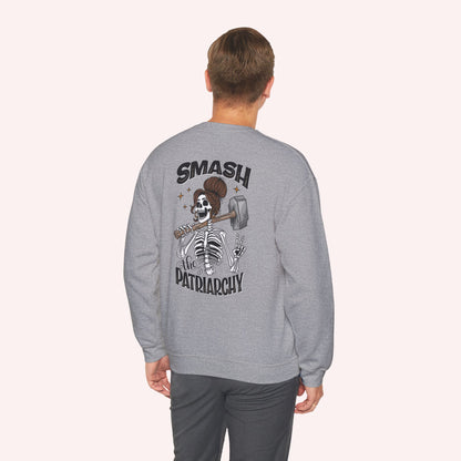 Smash the Patriarchy - Feminist - Unisex Crewneck Sweatshirt