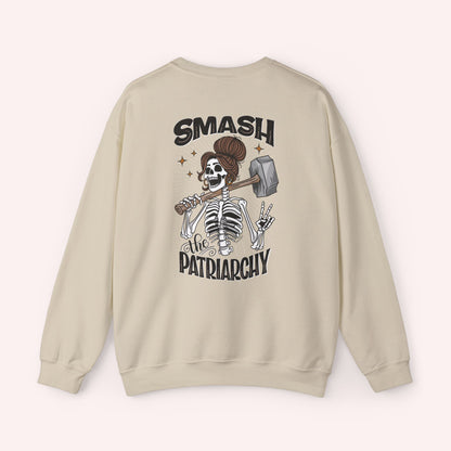 Smash the Patriarchy - Feminist - Unisex Crewneck Sweatshirt