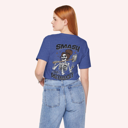 Smash the Patriarchy - Feminist - Woman Empowerment Jersey Tee