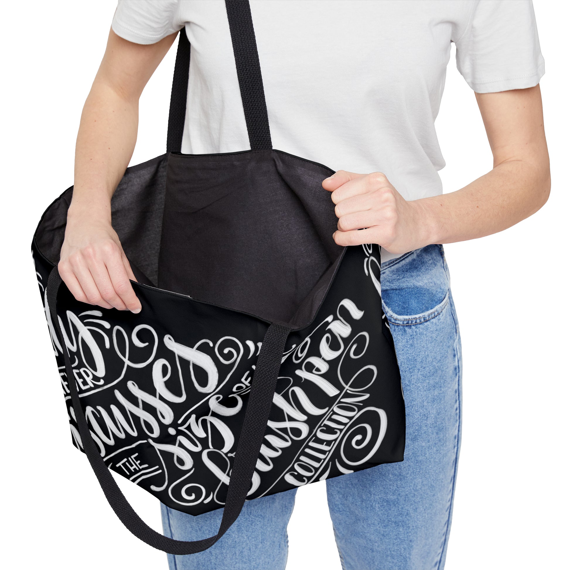 A lady never discusses the size of her brush pen collection - Weekender Tote Bag - howjoyfulshop