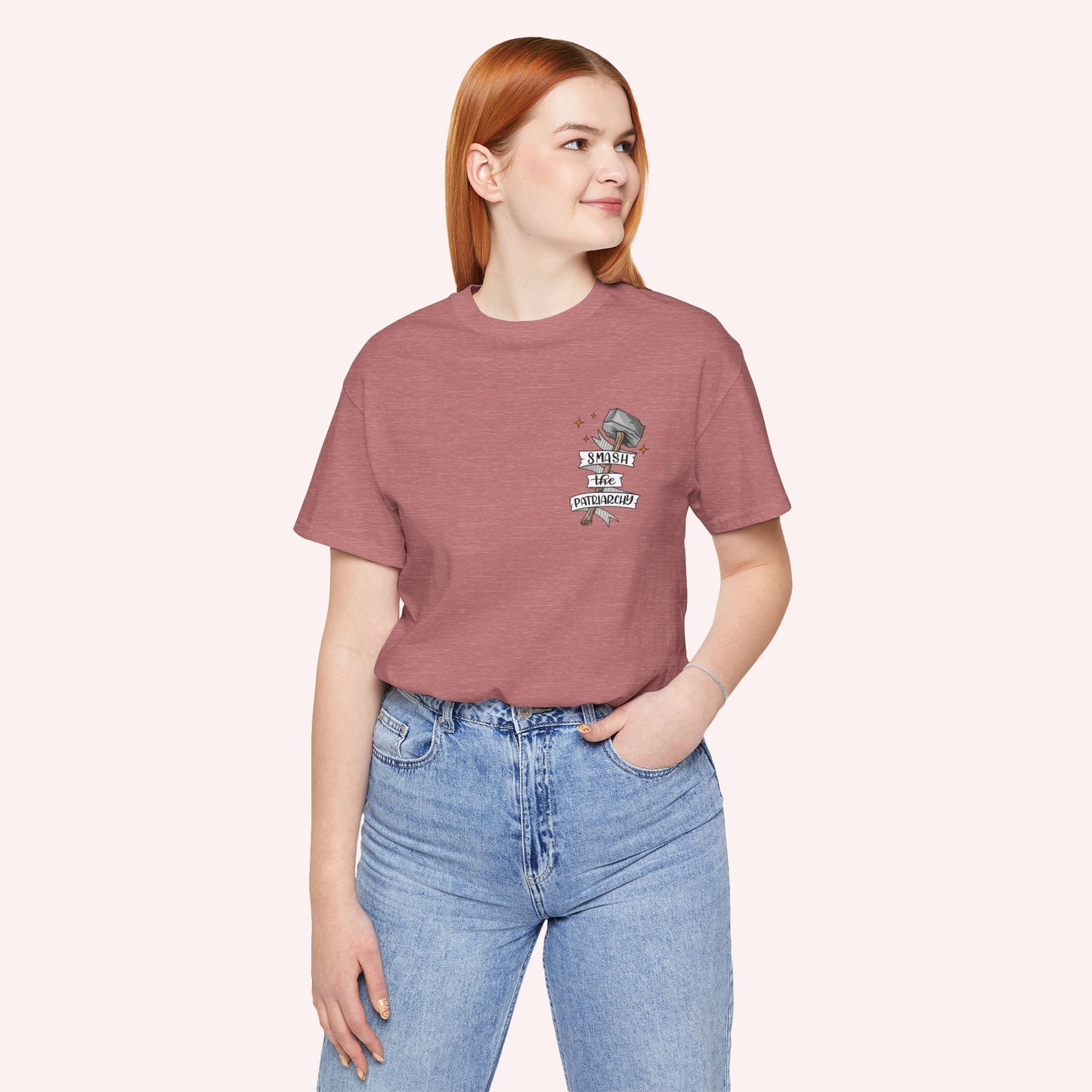 Smash the Patriarchy - Feminist - Woman Empowerment Jersey Tee