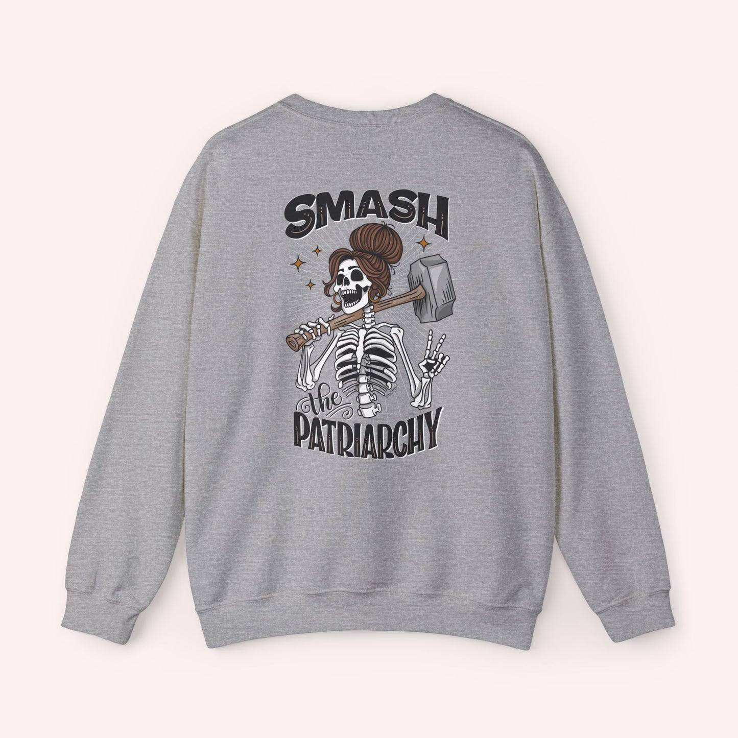 Smash the Patriarchy - Feminist - Unisex Crewneck Sweatshirt