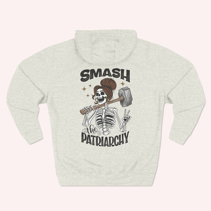 Smash the Patriarchy - Three-Panel Fleece Hoodie