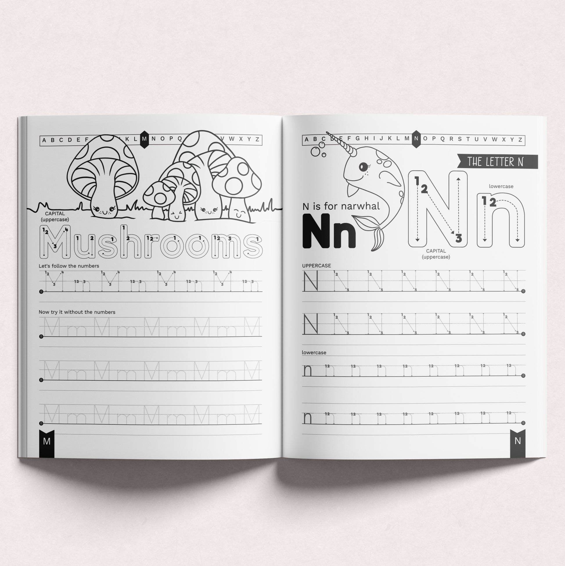 Print Handwriting Basics for Kids Workbook - howjoyfulshop