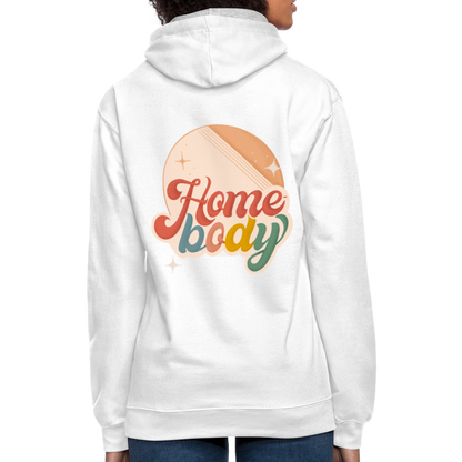 Home body - Contrast Hoodie - white/gray