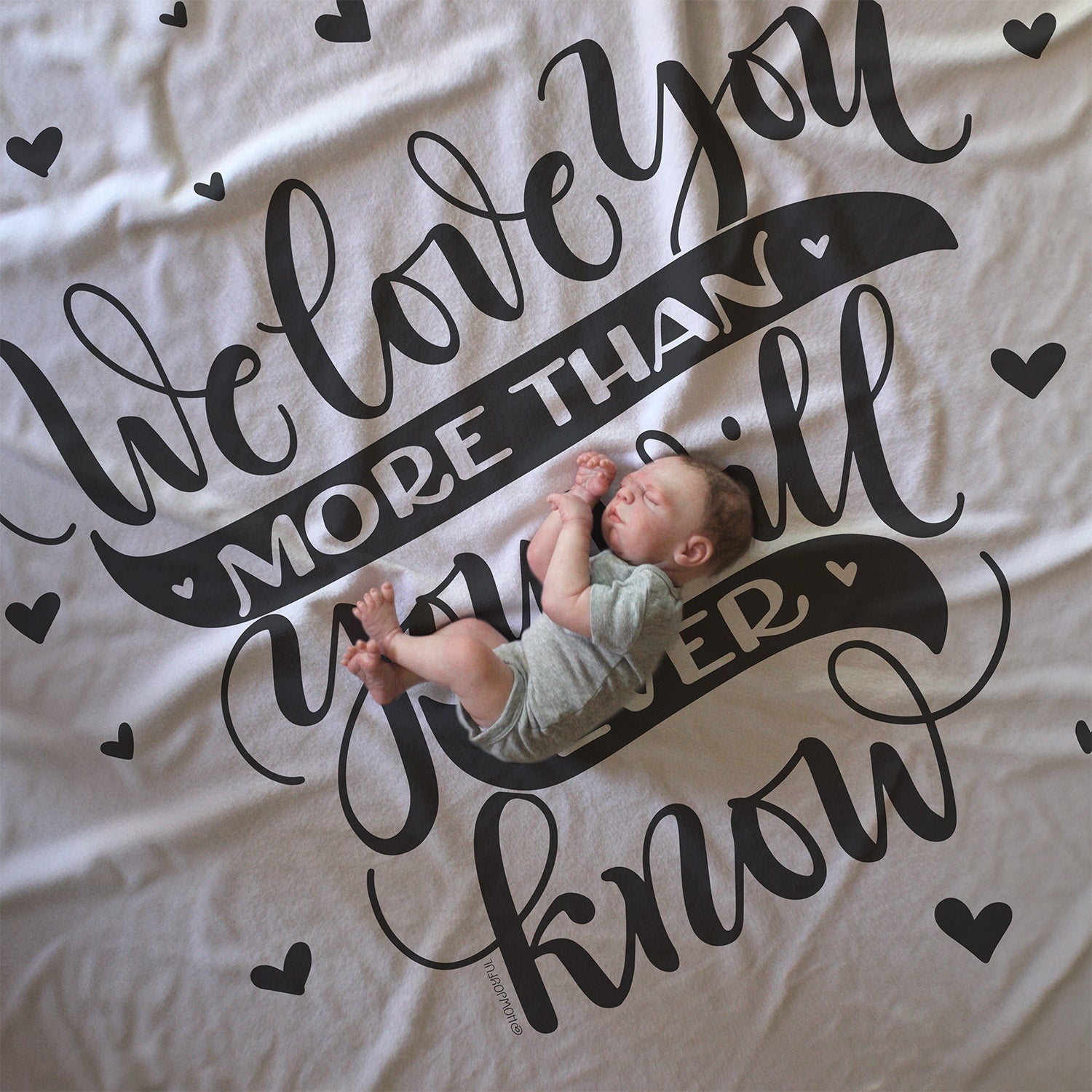 We love you more than you will ever know - Sherpa Blanket - howjoyfulshop