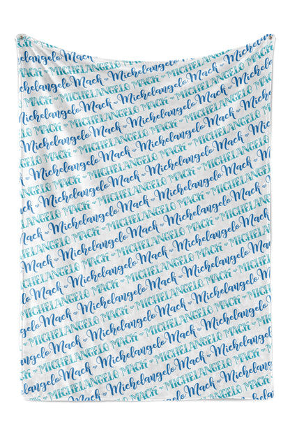 Fleece Blanket - <3 Hearts pattern with two custom colors - howjoyfulshop