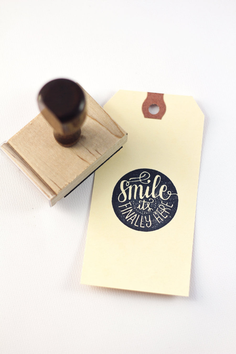 Stamp - Smile it's finally here - SALE - howjoyfulshop
