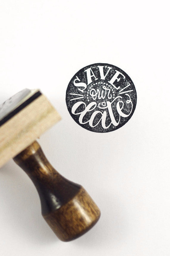 Stamp - Save our Date - howjoyfulshop