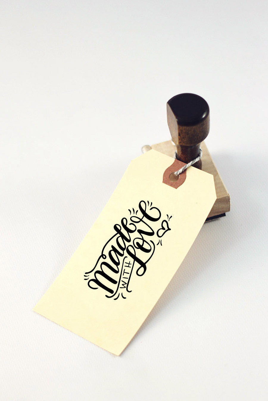 Stamp - Made with love - SALE - howjoyfulshop